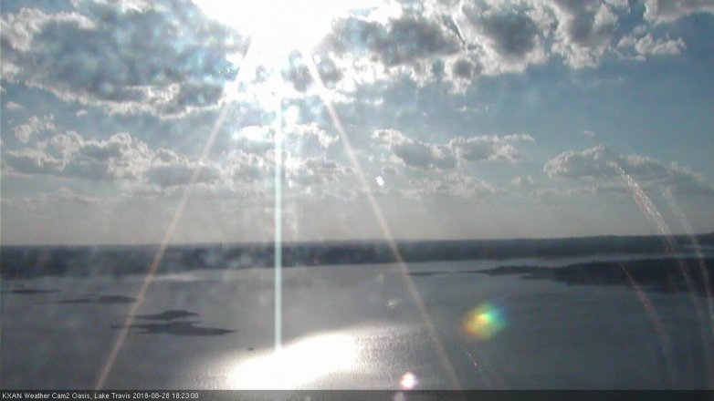 Lake Travis webcam, August 28, 2018 5:25 PM CT