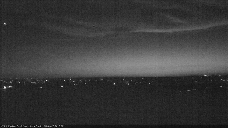 Lake Travis webcam, August 28, 2018 7:50 PM CT