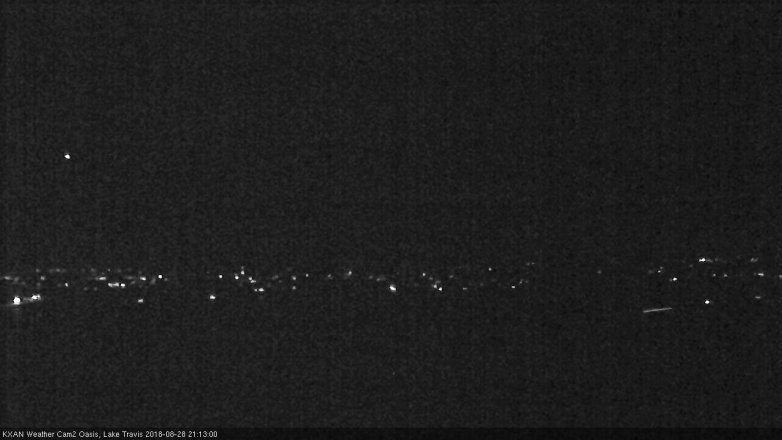 Lake Travis webcam, August 28, 2018 8:15 PM CT