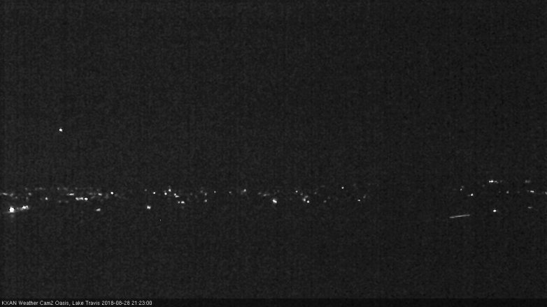 Lake Travis webcam, August 28, 2018 8:25 PM CT