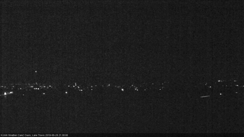 Lake Travis webcam, August 28, 2018 8:40 PM CT