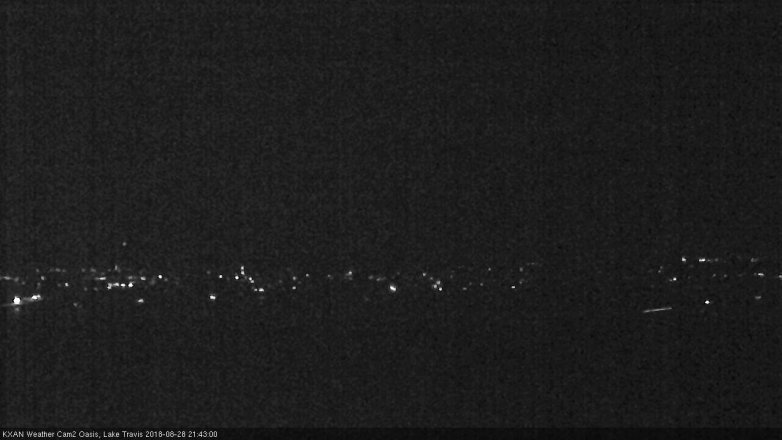 Lake Travis webcam, August 28, 2018 8:45 PM CT