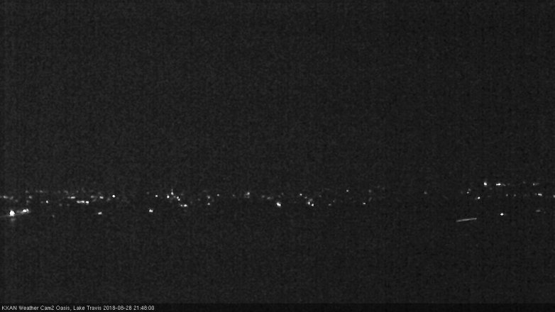 Lake Travis webcam, August 28, 2018 8:50 PM CT