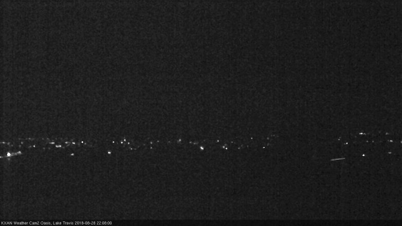 Lake Travis webcam, August 28, 2018 9:10 PM CT