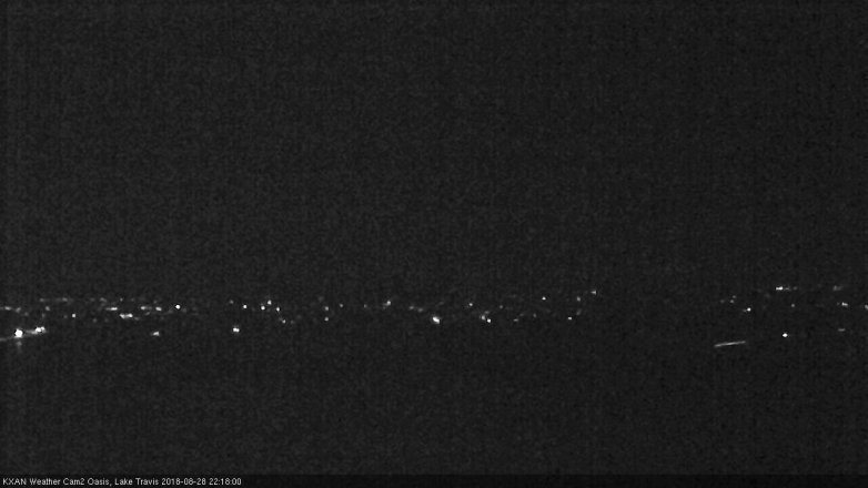 Lake Travis webcam, August 28, 2018 9:20 PM CT