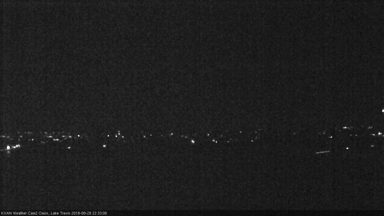 Lake Travis webcam, August 28, 2018 9:35 PM CT