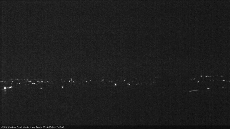 Lake Travis webcam, August 28, 2018 9:45 PM CT