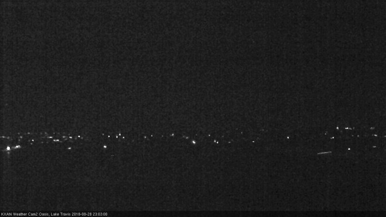 Lake Travis webcam, August 28, 2018 10:05 PM CT
