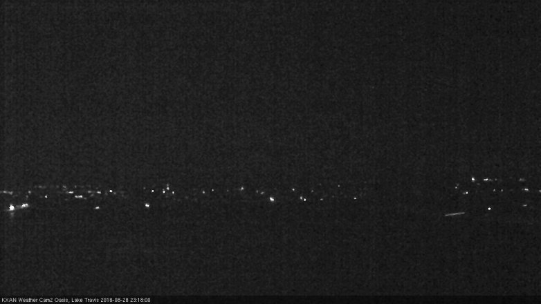 Lake Travis webcam, August 28, 2018 10:20 PM CT