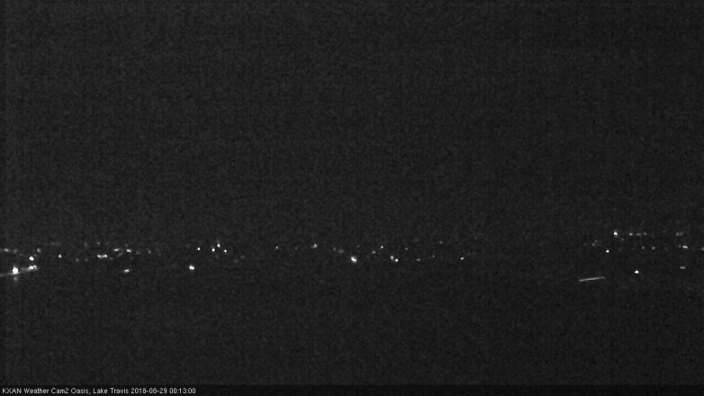 Lake Travis webcam, August 28, 2018 11:15 PM CT