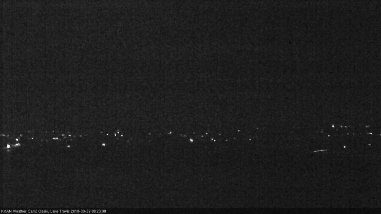 Lake Travis webcam, August 28, 2018 11:25 PM CT