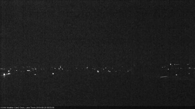 Lake Travis webcam, August 28, 2018 11:55 PM CT