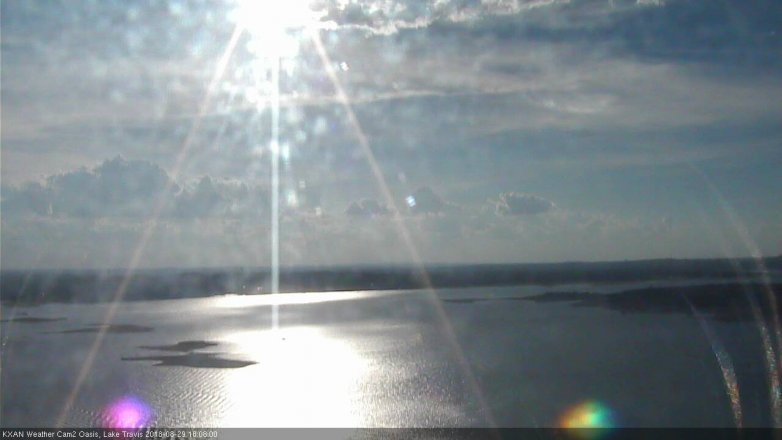 Lake Travis webcam, August 29, 2018 5:10 PM CT