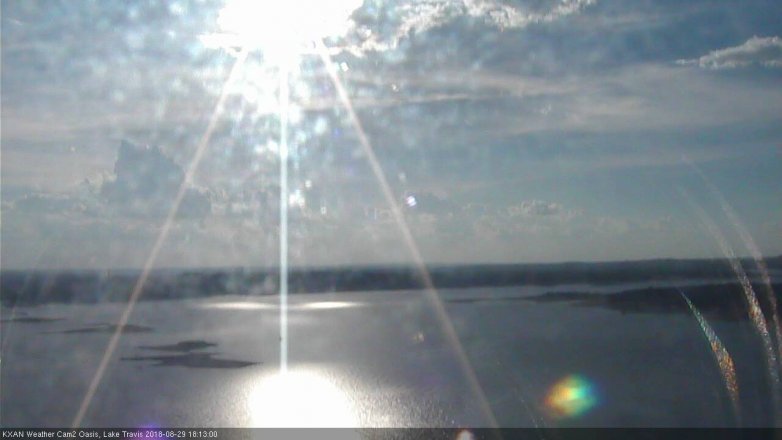 Lake Travis webcam, August 29, 2018 5:15 PM CT