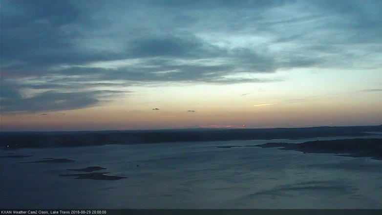 Lake Travis webcam, August 29, 2018 7:10 PM CT