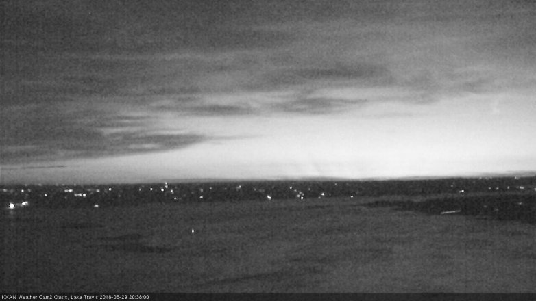 Lake Travis webcam, August 29, 2018 7:40 PM CT