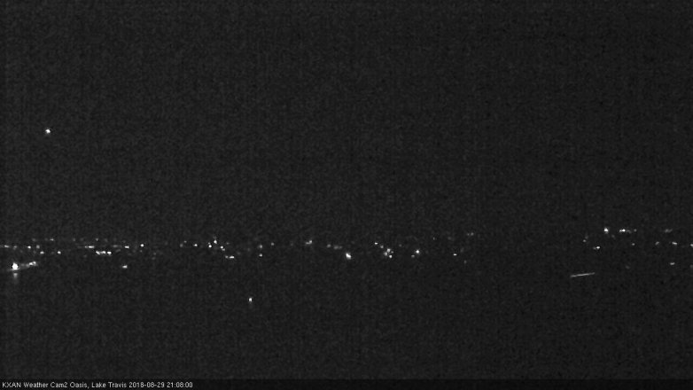 Lake Travis webcam, August 29, 2018 8:10 PM CT