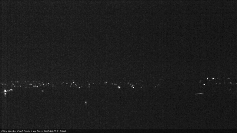 Lake Travis webcam, August 29, 2018 8:55 PM CT