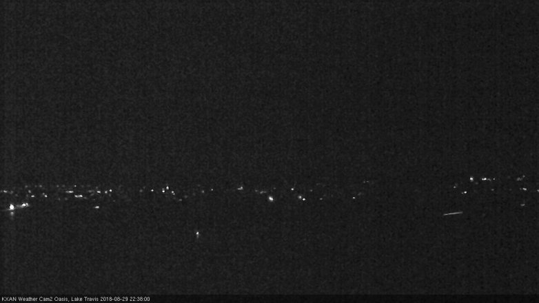 Lake Travis webcam, August 29, 2018 9:40 PM CT