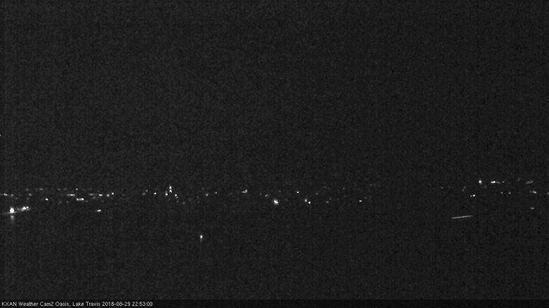 Lake Travis webcam, August 29, 2018 9:55 PM CT