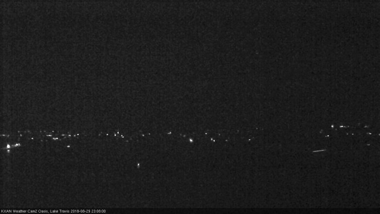 Lake Travis webcam, August 29, 2018 10:10 PM CT