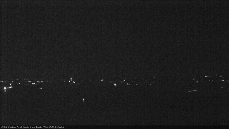 Lake Travis webcam, August 29, 2018 10:40 PM CT