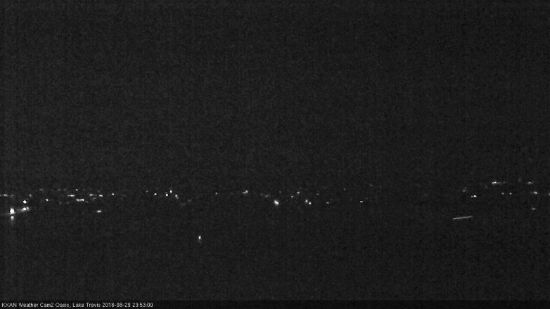 Lake Travis webcam, August 29, 2018 10:55 PM CT