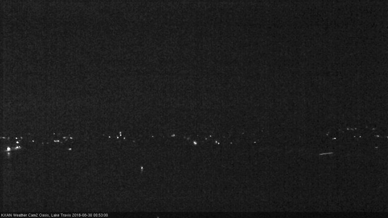 Lake Travis webcam, August 29, 2018 11:55 PM CT