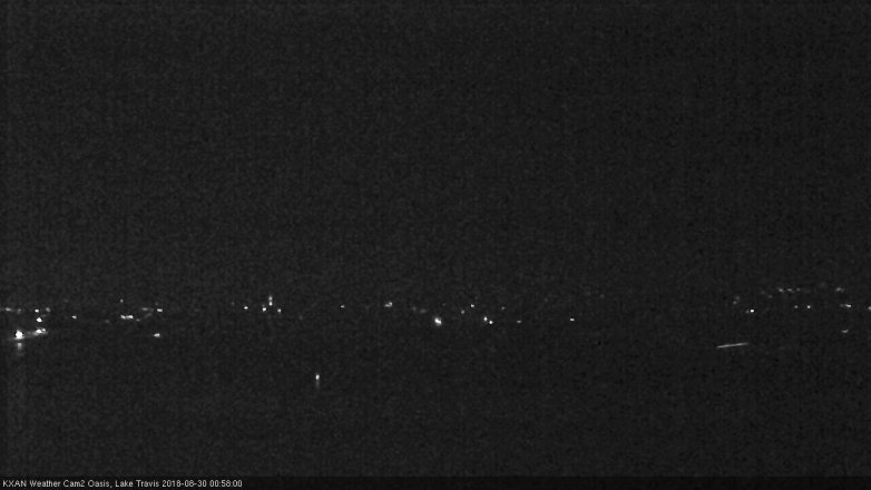 Lake Travis webcam, August 29, 2018 12:00 AM CT