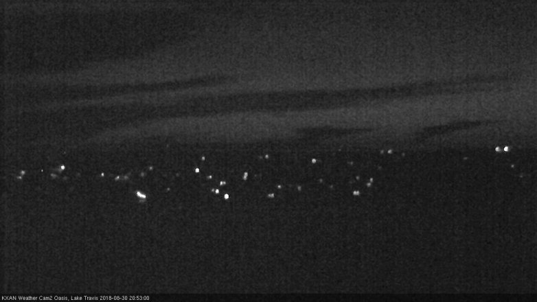 Lake Travis webcam, August 30, 2018 7:55 PM CT