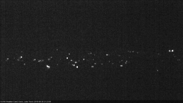 Lake Travis webcam, August 30, 2018 8:25 PM CT