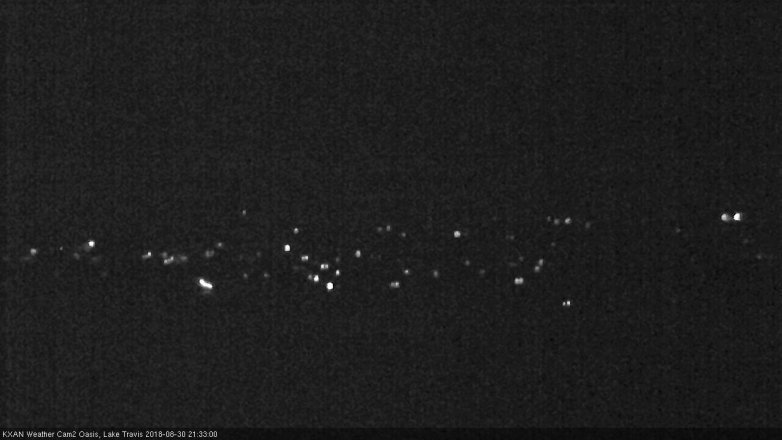 Lake Travis webcam, August 30, 2018 8:35 PM CT