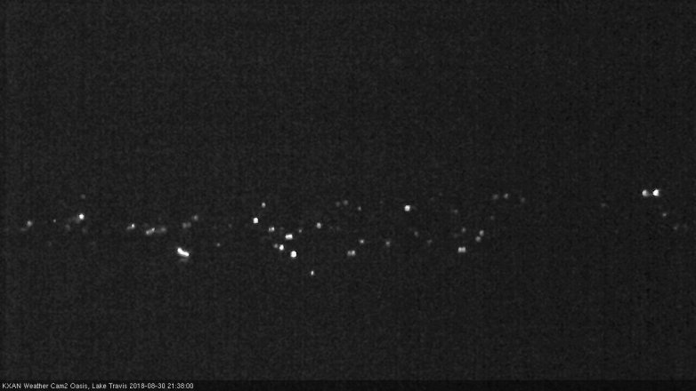 Lake Travis webcam, August 30, 2018 8:40 PM CT