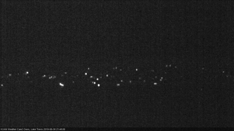 Lake Travis webcam, August 30, 2018 8:50 PM CT