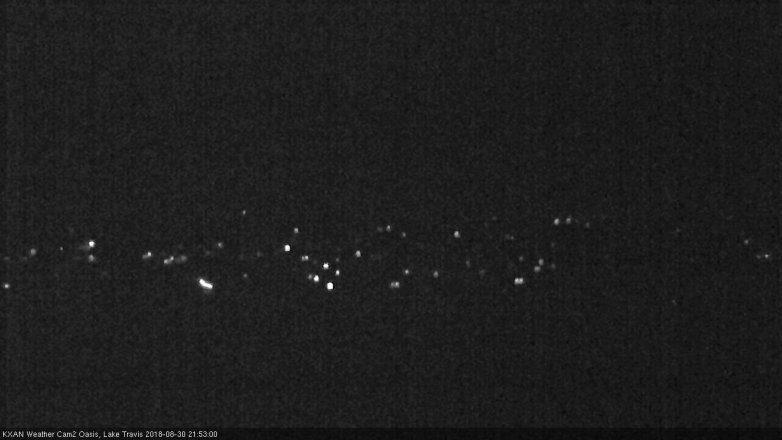 Lake Travis webcam, August 30, 2018 8:55 PM CT