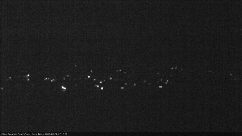 Lake Travis webcam, August 30, 2018 9:15 PM CT