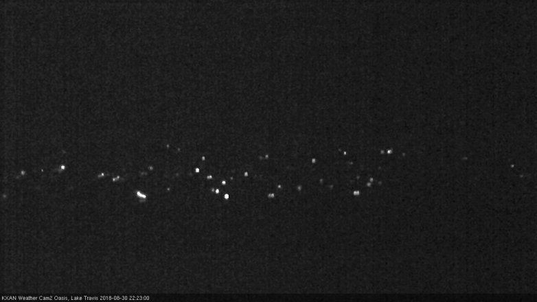 Lake Travis webcam, August 30, 2018 9:25 PM CT