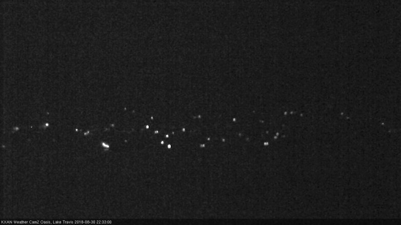 Lake Travis webcam, August 30, 2018 9:35 PM CT