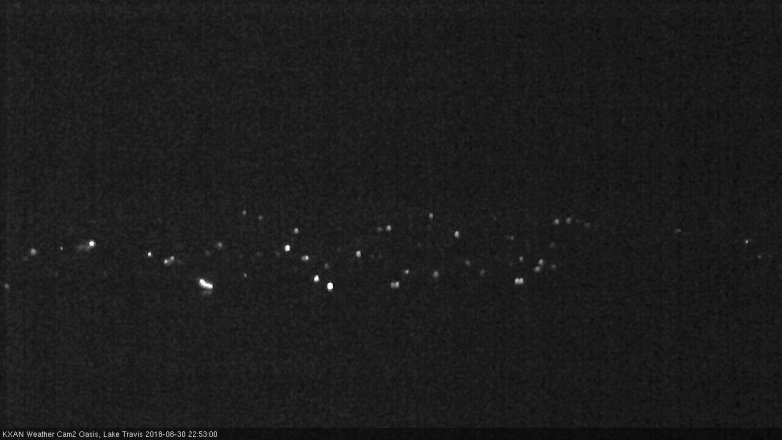 Lake Travis webcam, August 30, 2018 9:55 PM CT