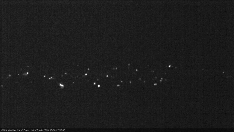 Lake Travis webcam, August 30, 2018 10:00 PM CT