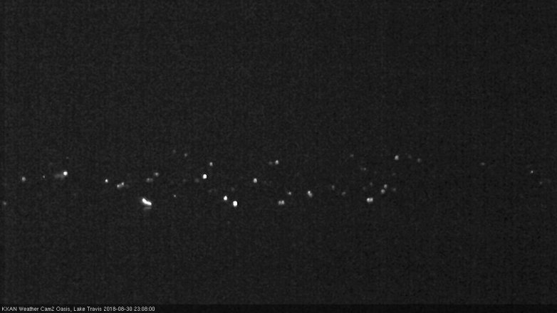 Lake Travis webcam, August 30, 2018 10:10 PM CT