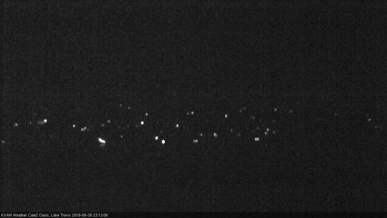 Lake Travis webcam, August 30, 2018 10:15 PM CT