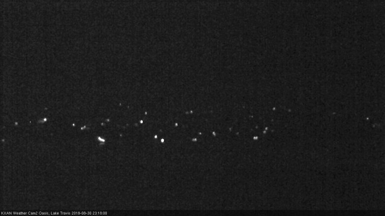 Lake Travis webcam, August 30, 2018 10:20 PM CT