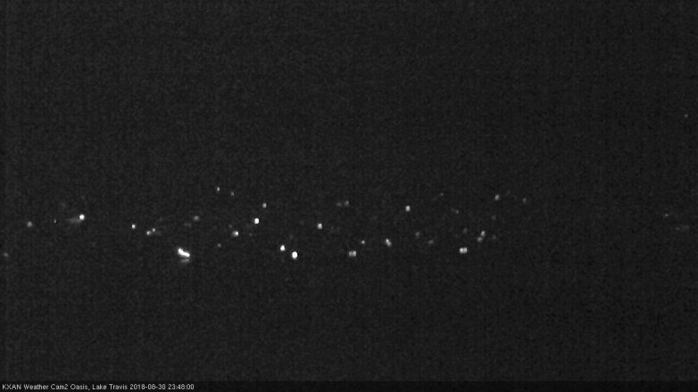 Lake Travis webcam, August 30, 2018 10:50 PM CT
