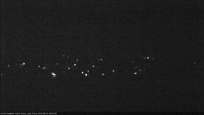Lake Travis webcam, August 30, 2018 11:55 PM CT
