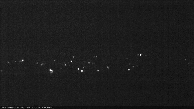 Lake Travis webcam, August 30, 2018 12:00 AM CT