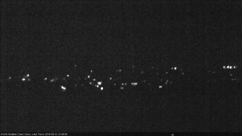 Lake Travis webcam, August 31, 2018 8:10 PM CT