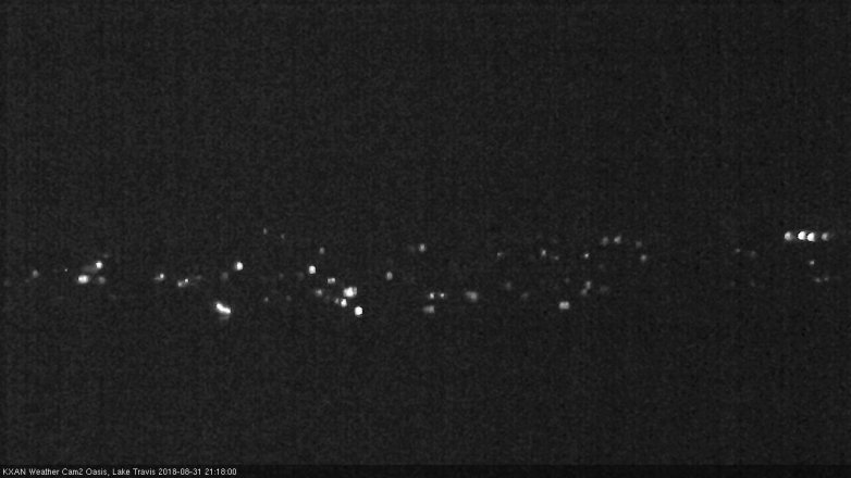 Lake Travis webcam, August 31, 2018 8:20 PM CT