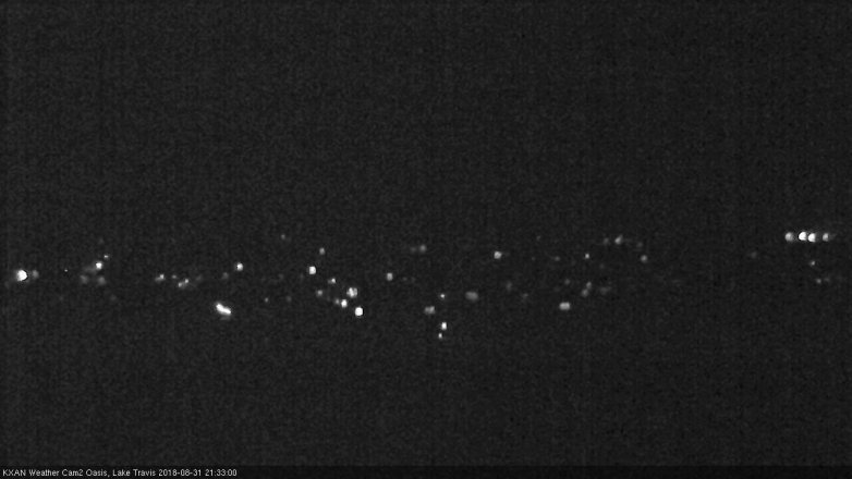 Lake Travis webcam, August 31, 2018 8:35 PM CT