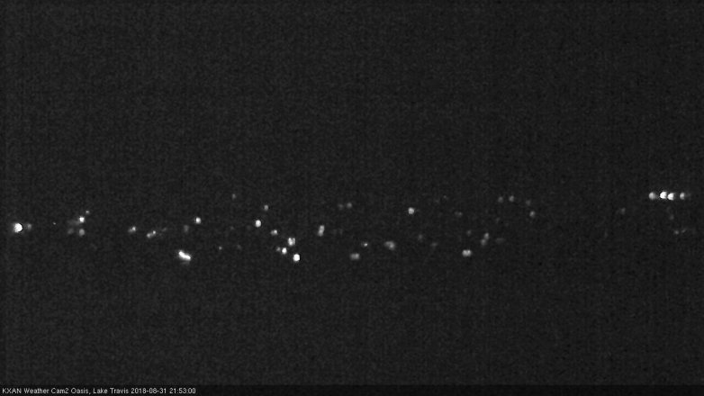 Lake Travis webcam, August 31, 2018 8:55 PM CT